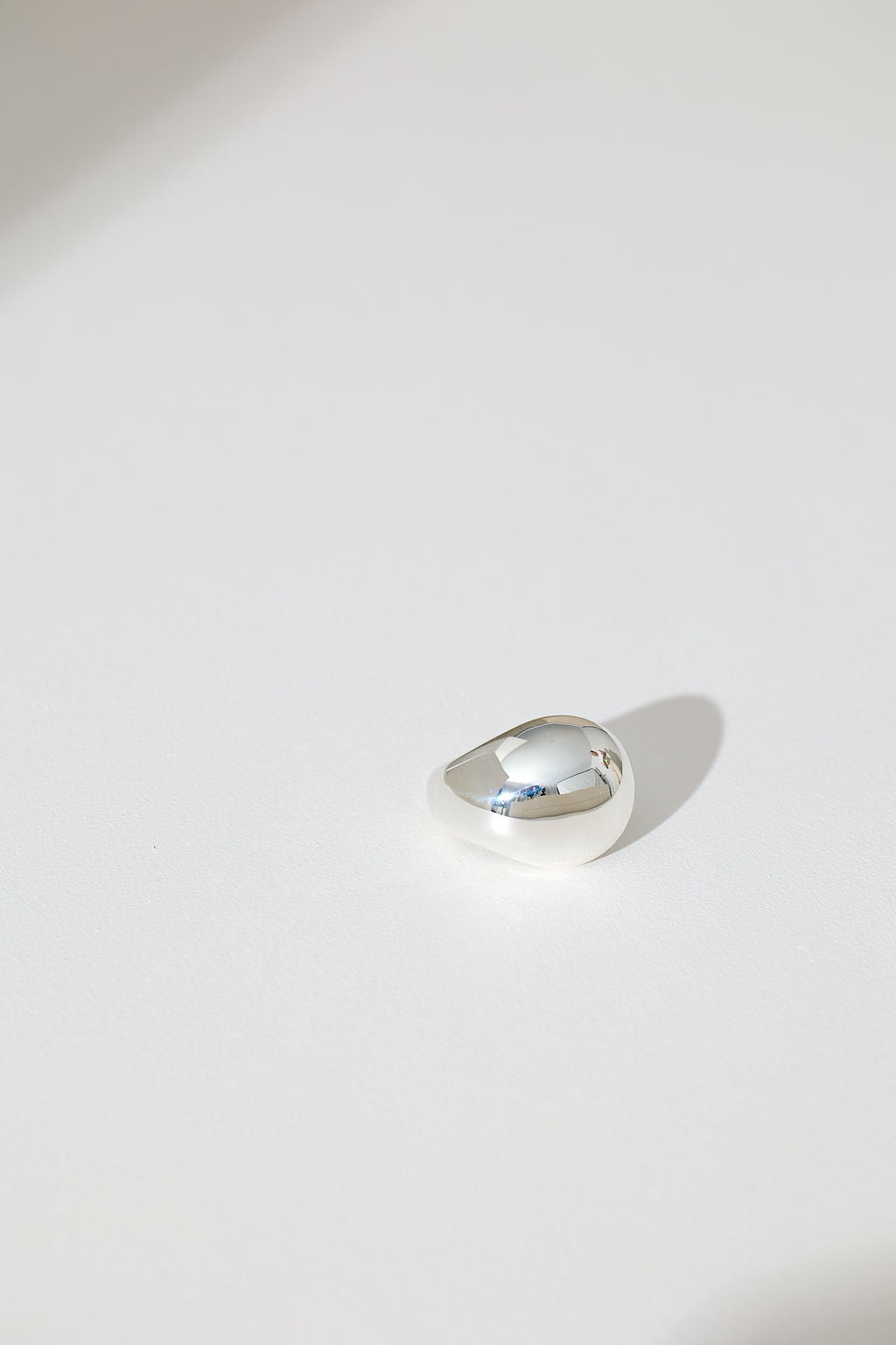 Large Tear Drop Hollow Form Ring