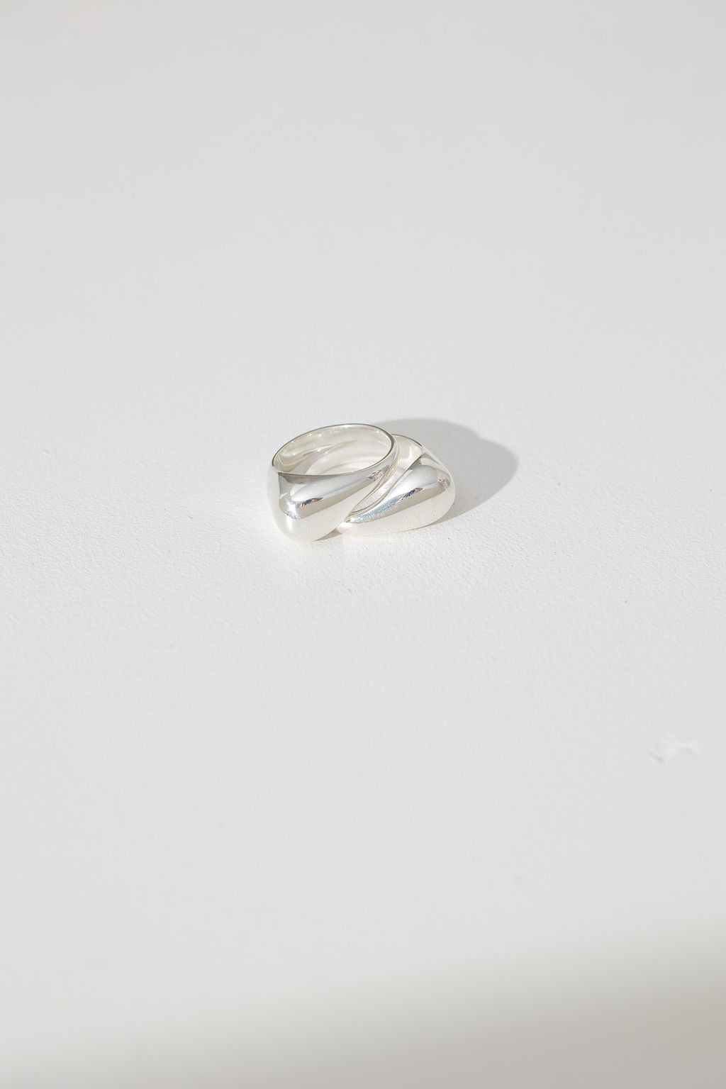 Tear Drop Stacked Rings