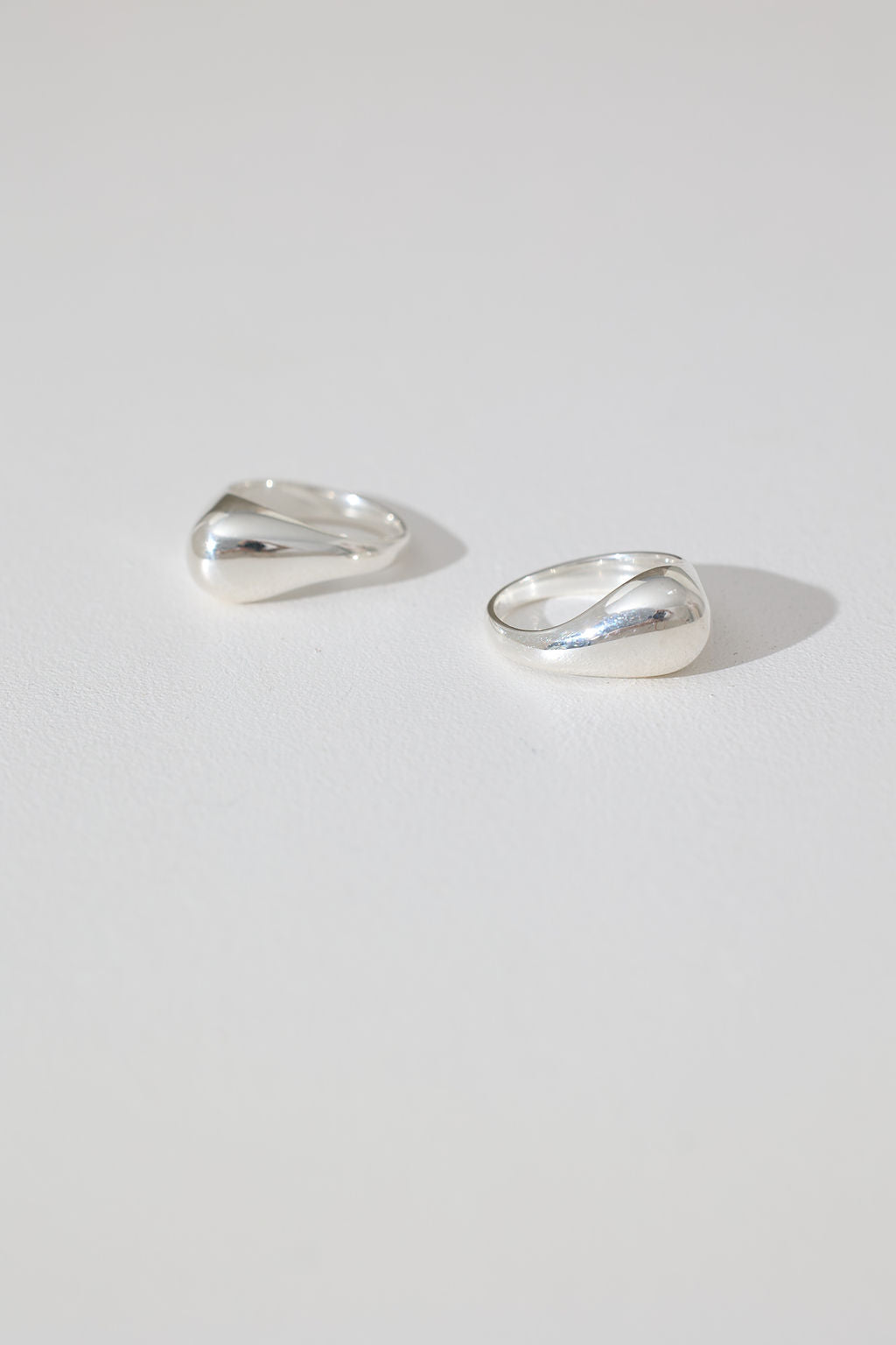Tear Drop Stacked Rings