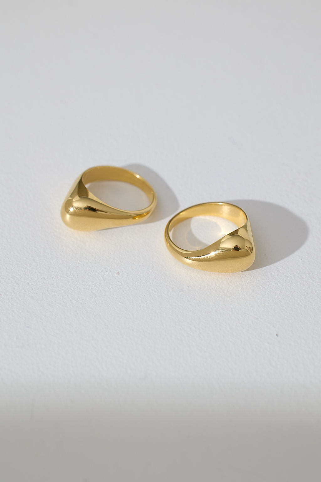 Tear Drop Stacked Rings