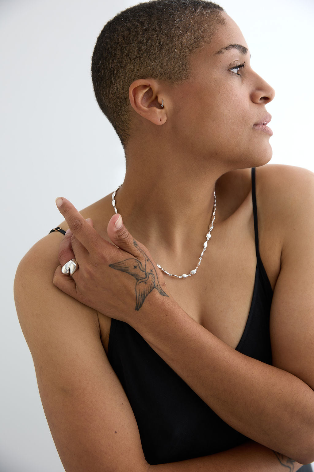 Tear Drop Stacked Rings