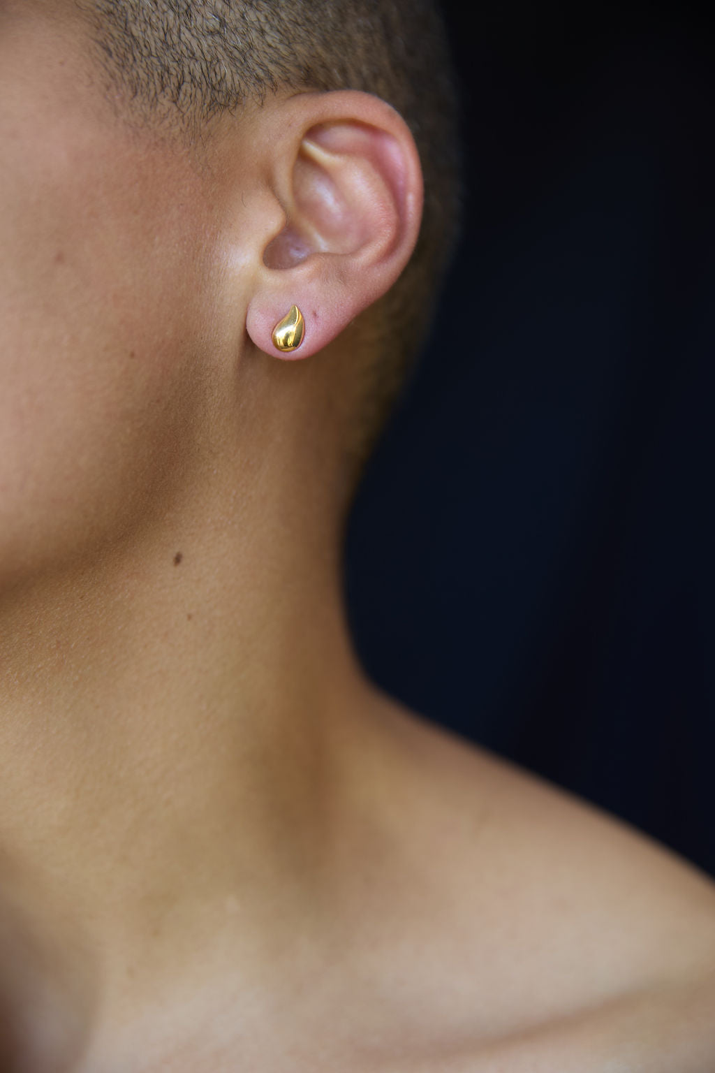 Extra Small Tear Drop stud earrings