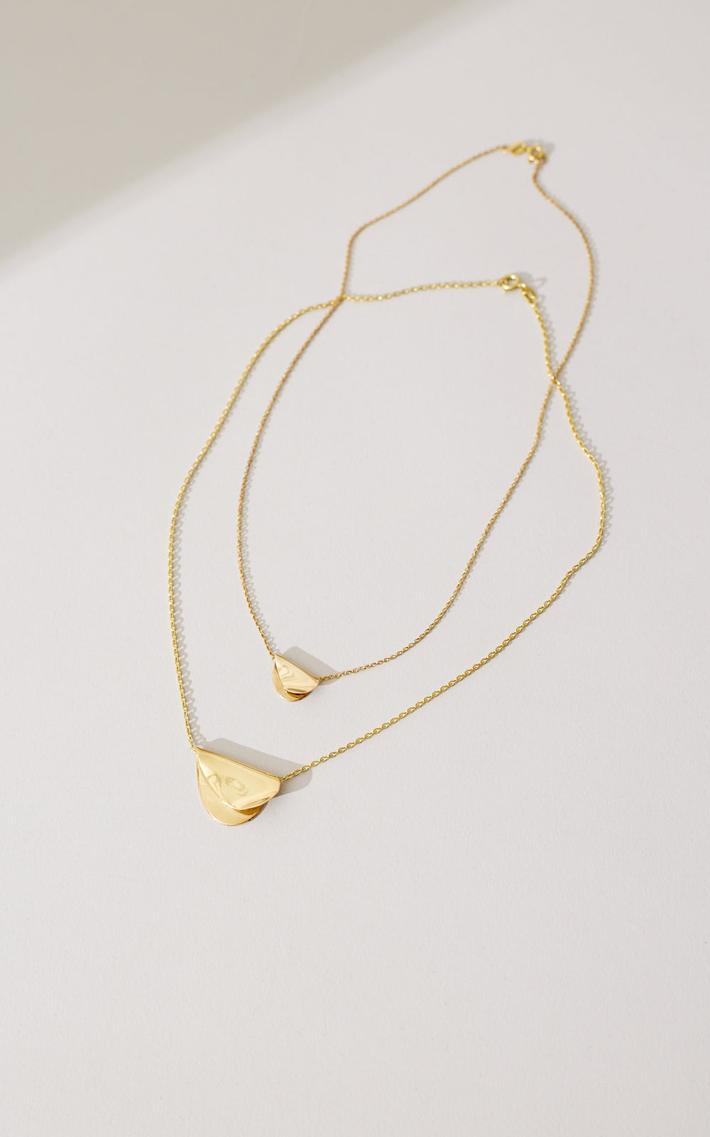 SMALL FOLDED HEART PENDANT